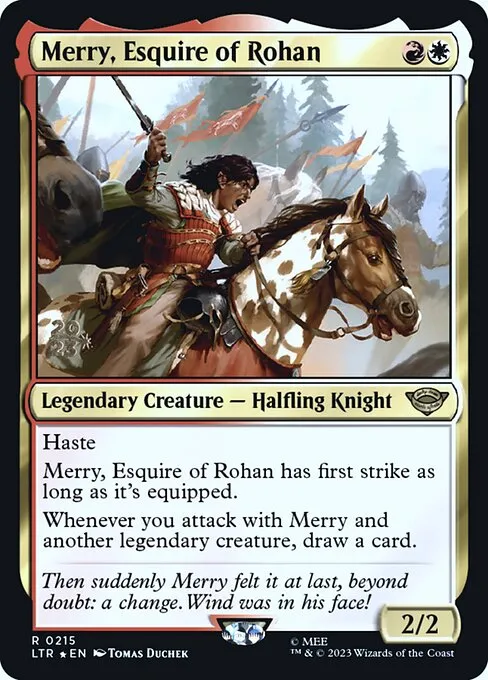 Merry, Esquire of Rohan · Tales of Middle-earth Promos 215s/86