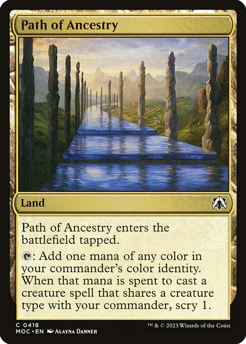 Path of Ancestry · March of the Machine Commander 418/450