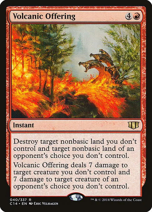 Volcanic Offering · Commander 2014 40/337