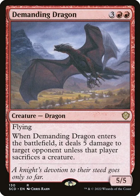 Demanding Dragon · Starter Commander Decks 130/352