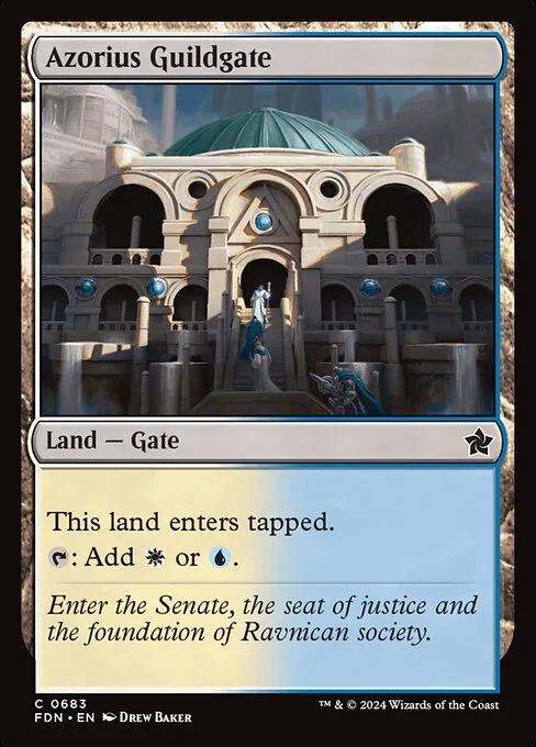 Azorius Guildgate · Foundations 683/771