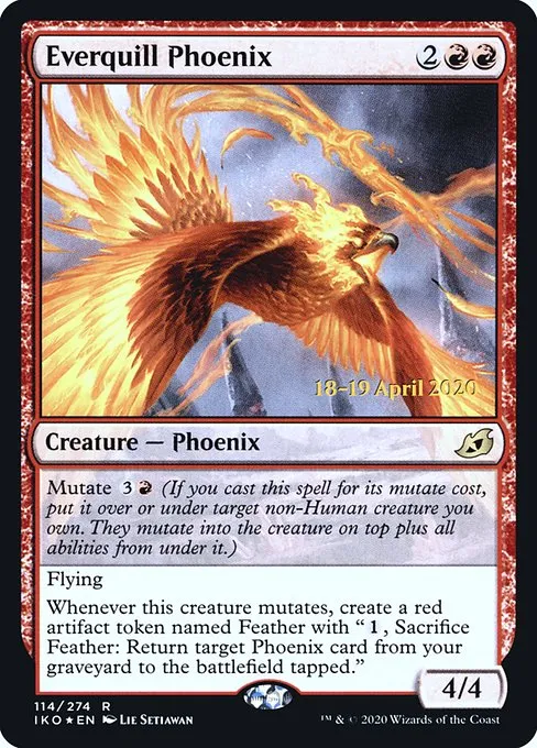 Everquill Phoenix · Ikoria: Lair of Behemoths Promos 114s/137