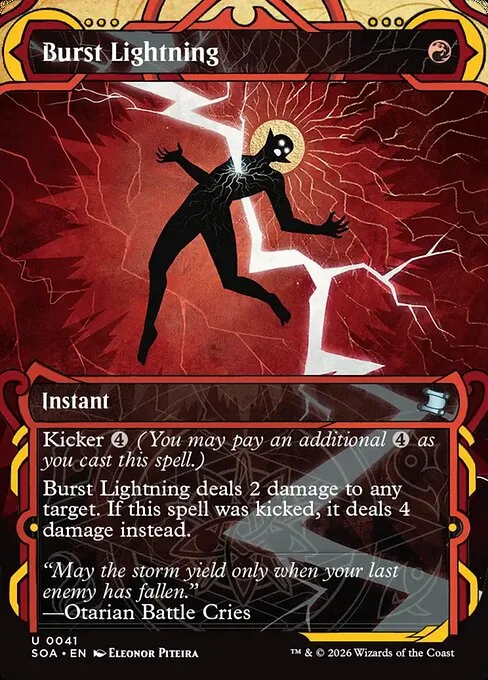 Burst Lightning · Secrets of Strixhaven Mystical Archive 41/195