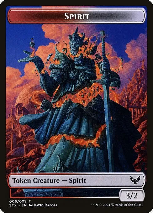 Spirit · Strixhaven: School of Mages Tokens 6/9