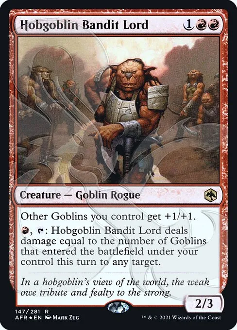 Hobgoblin Bandit Lord · Adventures in the Forgotten Realms Promos 147a/241