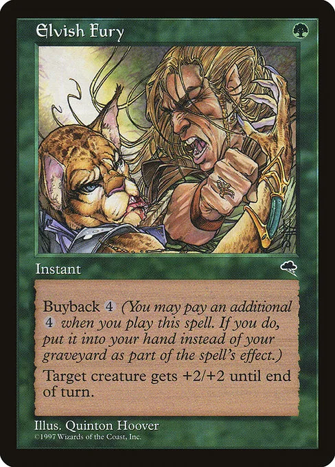 Elvish Fury · Tempest 226/350
