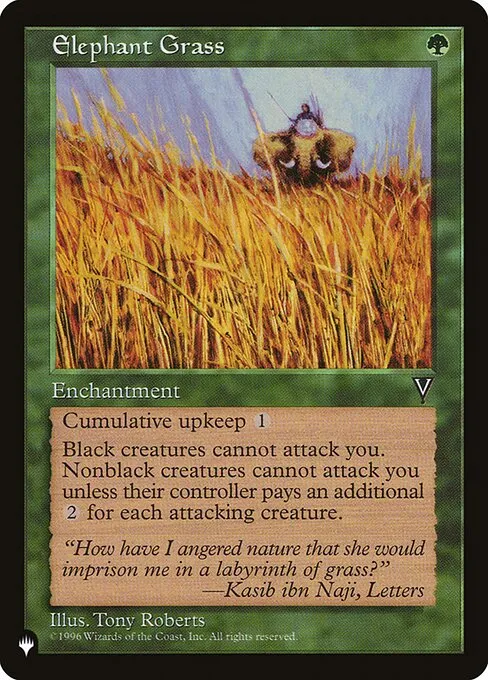Elephant Grass · The List VIS-104/5050