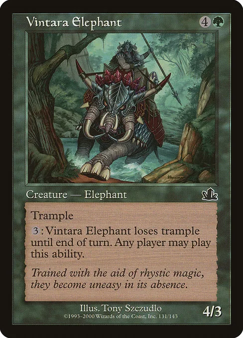 Vintara Elephant · Prophecy 131/144