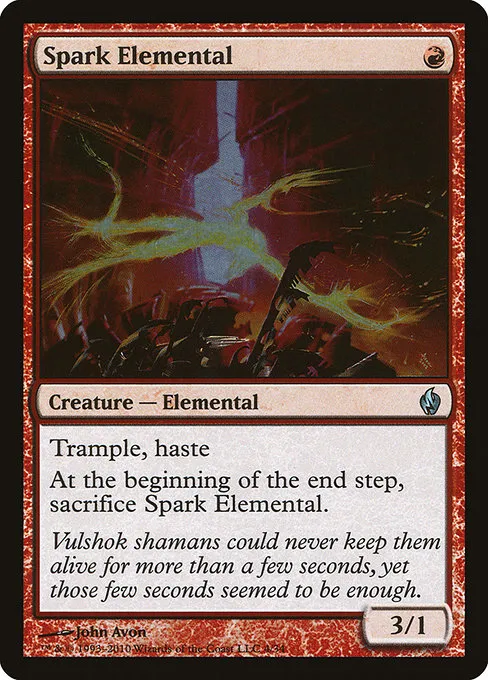 Spark Elemental · Premium Deck Series: Fire and Lightning 4/34