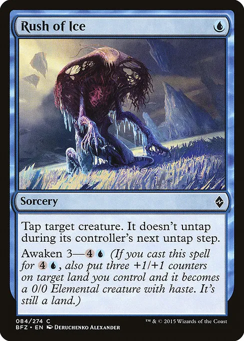 Rush of Ice · Battle for Zendikar 84/299