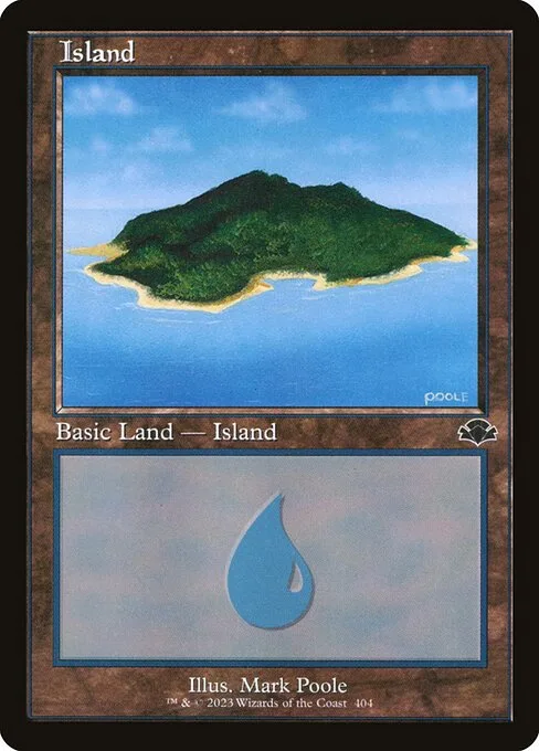 Island · Dominaria Remastered 404/457