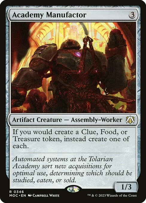 Academy Manufactor · March of the Machine Commander 346/450