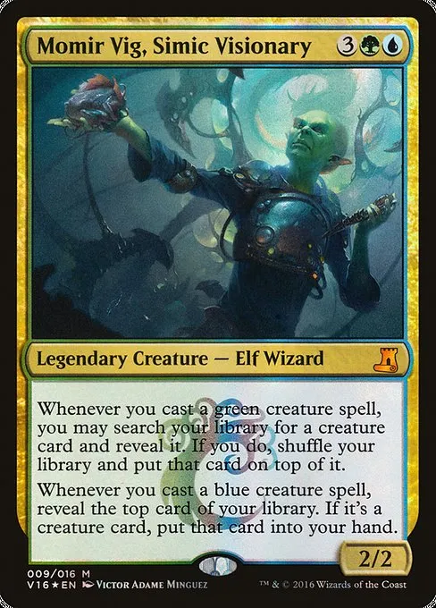 Momir Vig, Simic Visionary · From the Vault: Lore 9/16