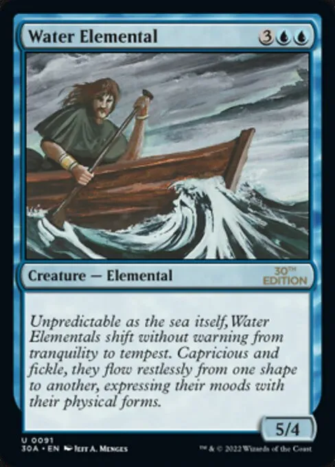 Water Elemental · 30th Anniversary Edition 91/594