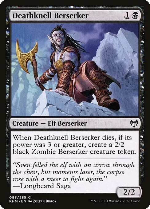 Deathknell Berserker · Kaldheim 83/425