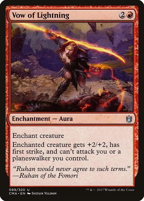 Vow of Lightning · Commander Anthology 89/320