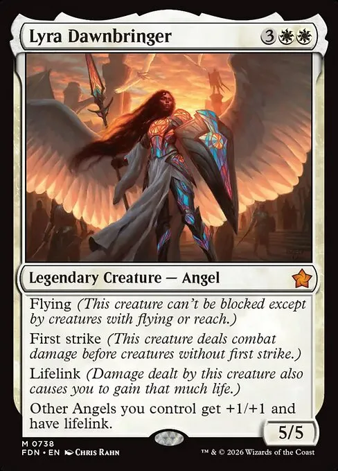 Lyra Dawnbringer · Foundations 738/771