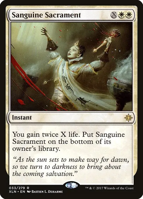 Sanguine Sacrament · Ixalan 33/289