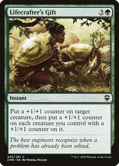 Lifecrafter's Gift · Commander Legends 240/718