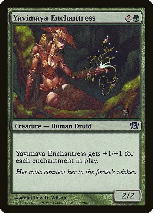 Yavimaya Enchantress · Ninth Edition 284★/710