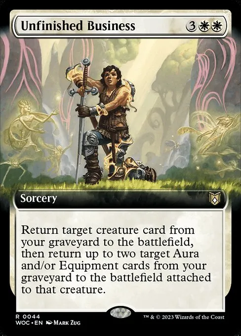 Unfinished Business · Wilds of Eldraine Commander 44/173