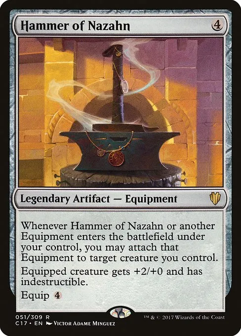 Hammer of Nazahn · Commander 2017 51/309