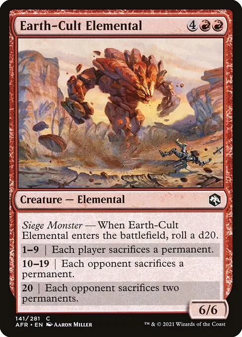 Earth-Cult Elemental · Adventures in the Forgotten Realms 141/424