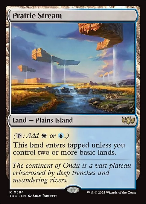 Prairie Stream · Tarkir: Dragonstorm Commander 384/413
