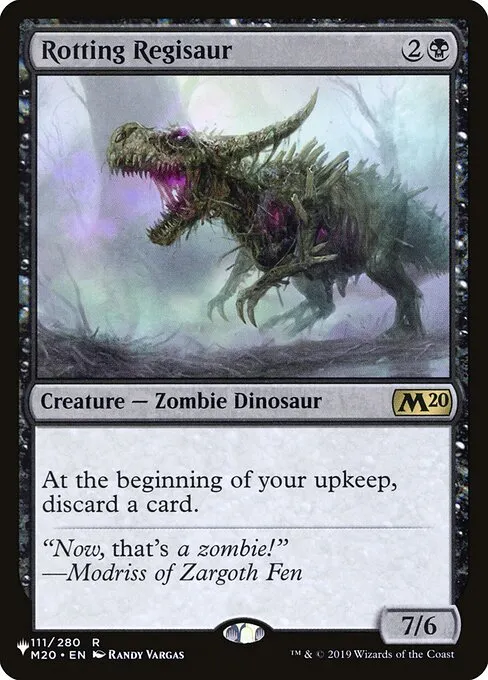 Rotting Regisaur · The List M20-111/5050