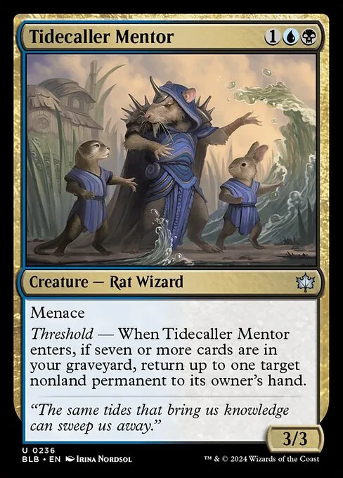 Tidecaller Mentor · Bloomburrow 236/398