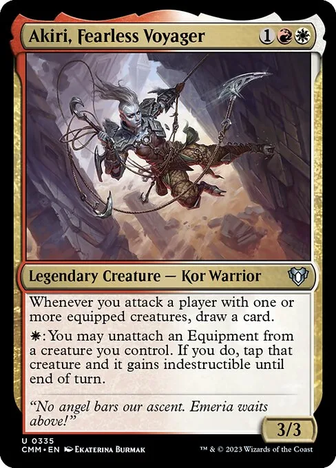 Akiri, Fearless Voyager · Commander Masters 335/1067