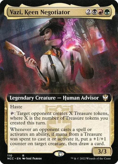 Vazi, Keen Negotiator · New Capenna Commander 110/447