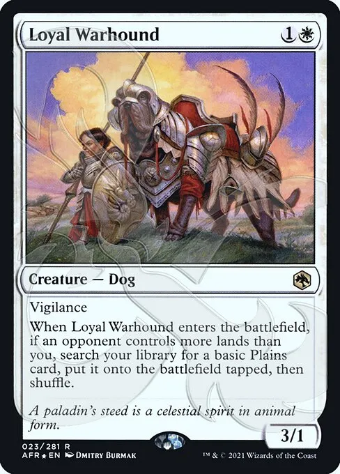 Loyal Warhound · Adventures in the Forgotten Realms Promos 23a/241