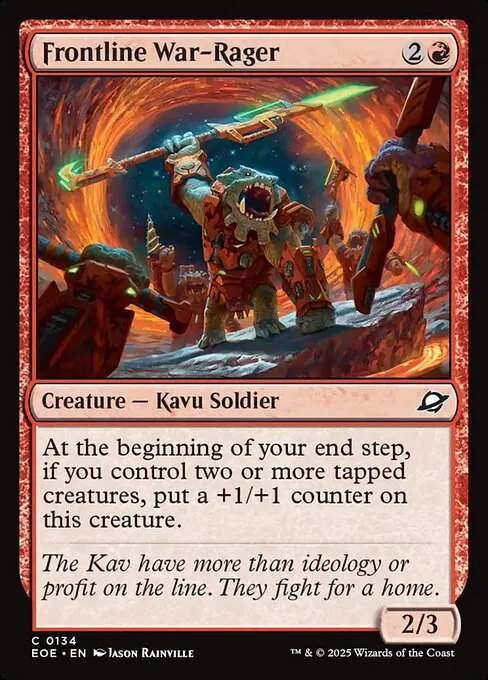 Frontline War-Rager · Edge of Eternities 134/400
