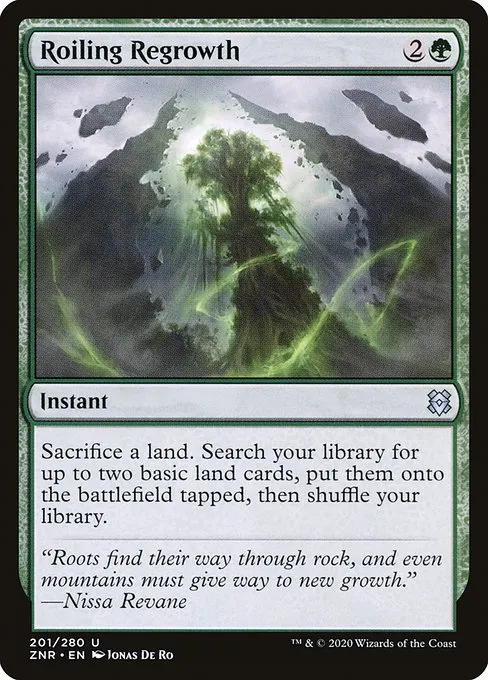 Roiling Regrowth · Zendikar Rising 201/407