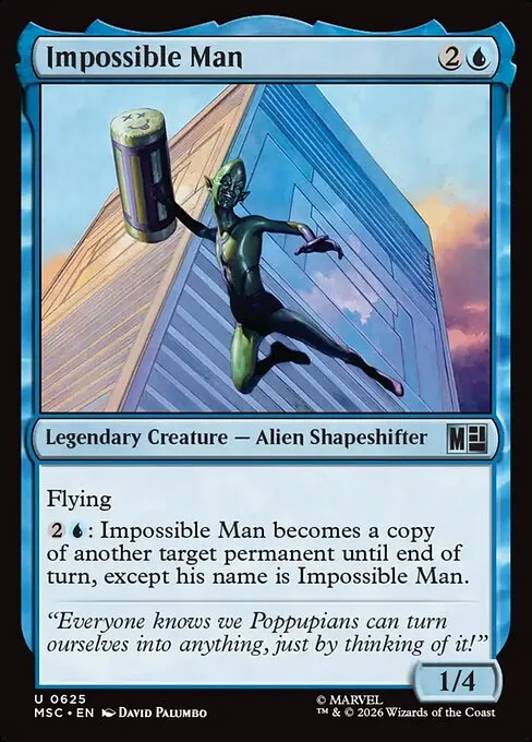 Impossible Man · Marvel Super Heroes Commander 625/9