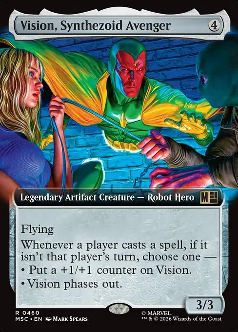 Vision, Synthezoid Avenger · Marvel Super Heroes Commander 460/9