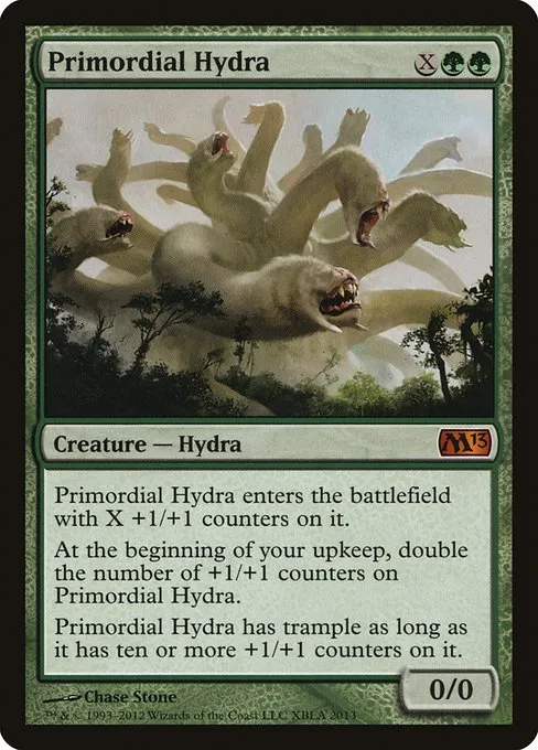 Primordial Hydra · Duels of the Planeswalkers 2013 Promos 1/3