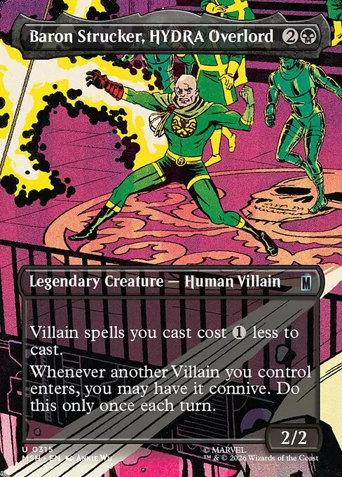 Baron Strucker, HYDRA Overlord · Marvel Super Heroes 315/24