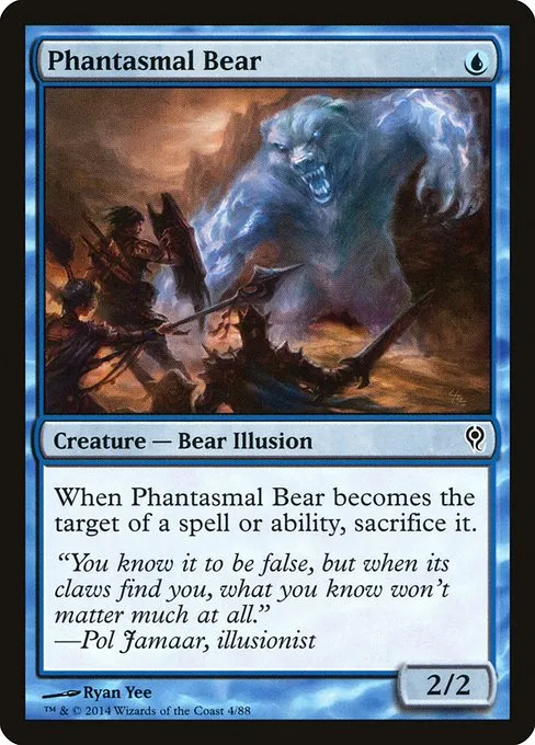 Phantasmal Bear · Duel Decks: Jace vs. Vraska 4/88