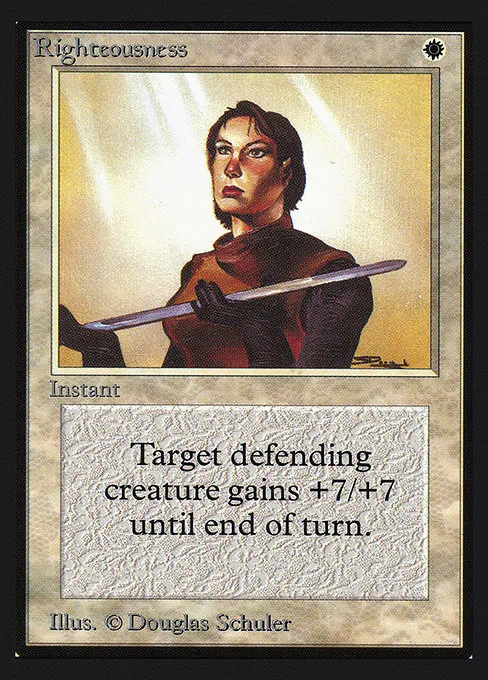 Righteousness · Collectors' Edition 37/302