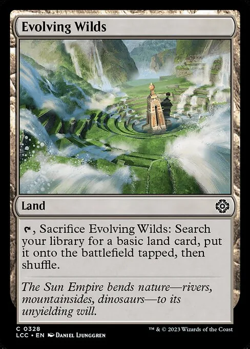 Evolving Wilds · The Lost Caverns of Ixalan Commander 328/370