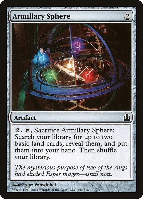 Armillary Sphere · Commander 2011 242/318