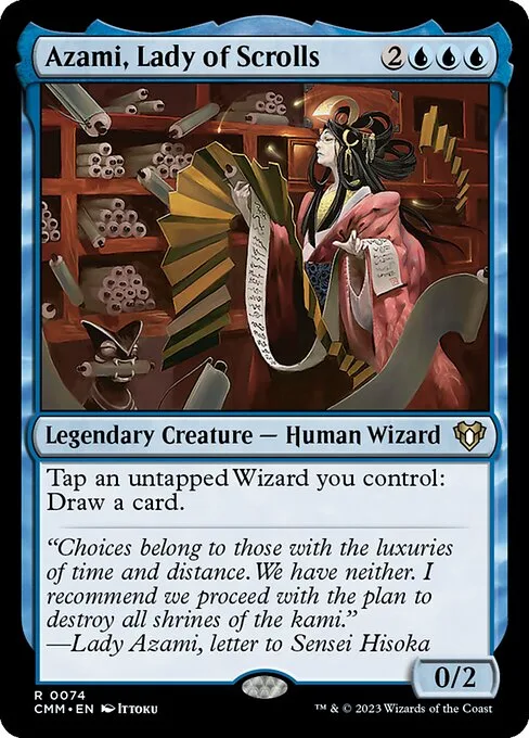 Azami, Lady of Scrolls · Commander Masters 74/1067