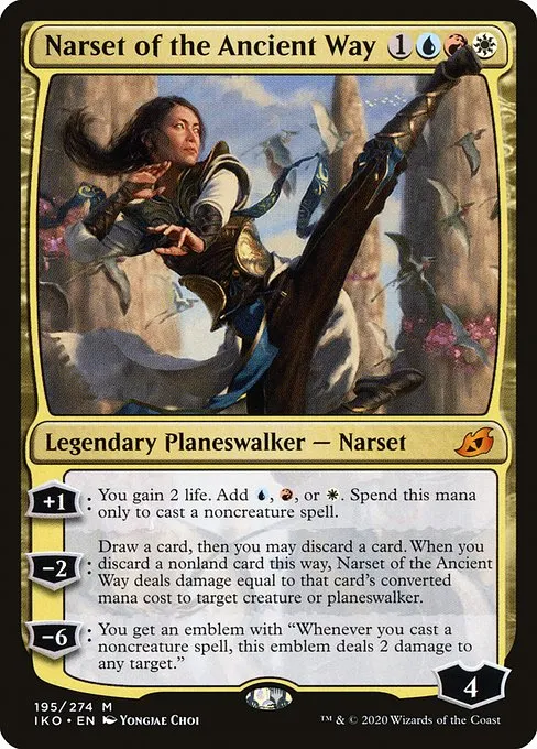 Narset of the Ancient Way · Ikoria: Lair of Behemoths 195/390