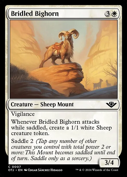 Bridled Bighorn · Outlaws of Thunder Junction 7/374