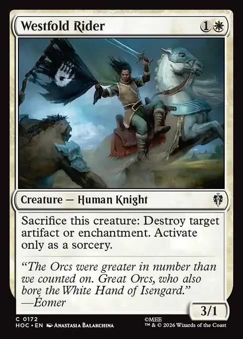 Westfold Rider · The Hobbit Commander 172/7