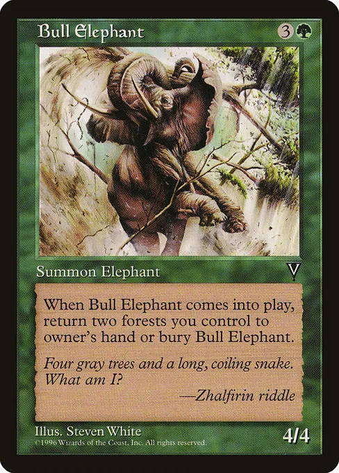 Bull Elephant · Visions 101/167