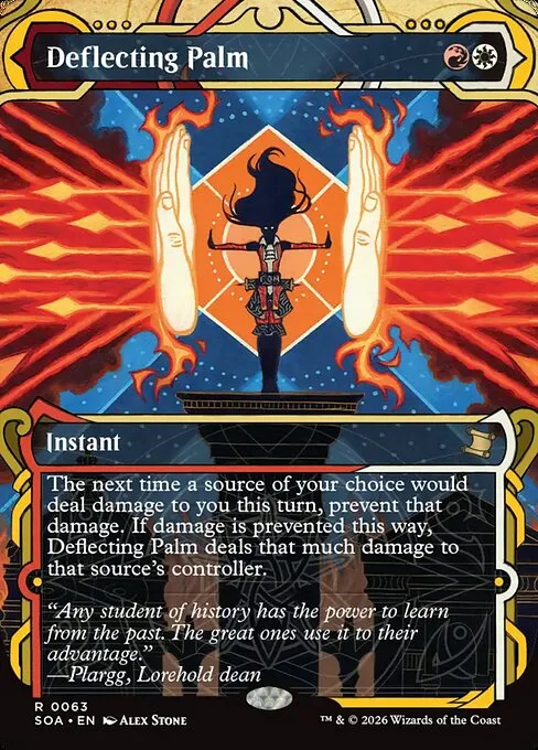 Deflecting Palm · Secrets of Strixhaven Mystical Archive 63/195