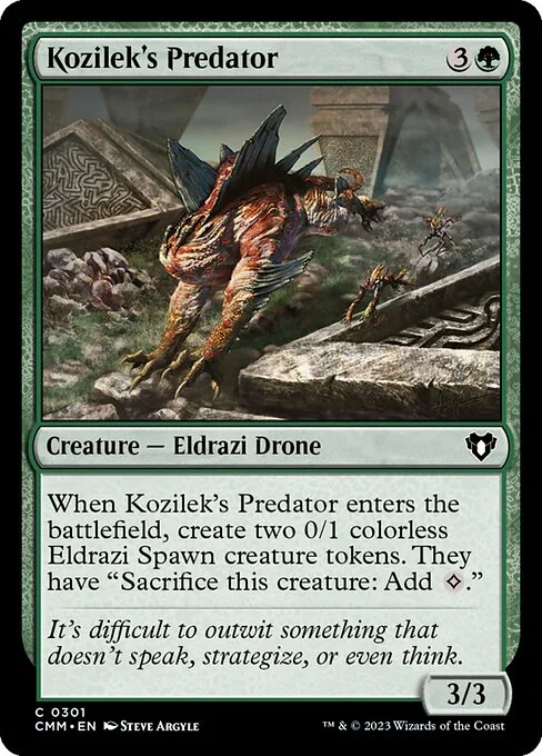 Kozilek's Predator · Commander Masters 301/1067